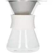 Hario Cafetière en verre Blanc