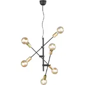 TRIO Lampe à suspendre Cross à 6 flammes