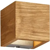 TRIO Applique country bois 11 cm incl. LED dimmable - Linc
