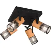 TRIO Projecteur en saillie à 4 lumières Tosh