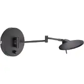 TRIO Applique LED KAZAN noire orientable à intensité variable - 55cm