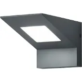 TRIO Applique d'extérieur LED NELSON anthracite 8 W, blanc chaud, 850 lm, aluminium, dimensions : 10,2 x 9,9 x 9,9 cm, IP54,