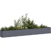 vidaXL Jardinière anthracite 360x40x40 cm acier laminé à froid