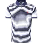 Ralph Lauren T-Shirt bleu marine / blanc