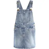 Next Robe bleu chiné