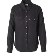 Levi's Iconic Western Long Sleeve Shirt Noir XS Femme