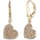 DKNY Boucles d'oreilles 'HEART' or / transparent