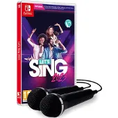 Games Switch Let's Sing 2023+ Mics Argent PAL Argent PAL