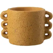 J-Line Cache-Pot En Céramique Ocre Jaune