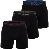 Scotch & Soda Ssfa24m152062 Boxers 3 Units Noir M Homme