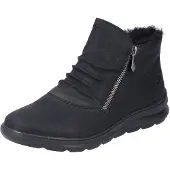 Rieker Damen Stiefelette Gefüttert Schwarz