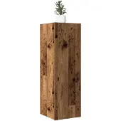 vidaXL Armoire TV imitation vieux bois 30,5x30x90 cm Matériau dérivé du bois