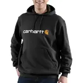 Carhartt Marquette Logo Hoodie Noir M