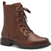 Jana Bottines , modèle à lacets, couleur marron, style décontracté