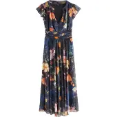 Next Robe bleu marine / mélange de couleurs