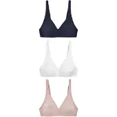 Next Soutien-gorge marine / poudre / blanc