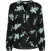 Oxmo Chemisier 'Elvy' crème / vert pastel / noir