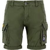 Alpha industries Pantalon cargo bleu foncé / jaune / kaki