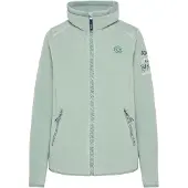 SOCCX Veste en polaire 'Rock The Boat' bleu clair / vert foncé