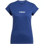 Adidas T-shirt fonctionnel 'Essentials' bleu foncé / blanc