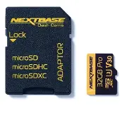 NextBase DVR micro SD 32GB U3 classe 10+ adaptateur SD, compatible avec les caméras DVR de voiture