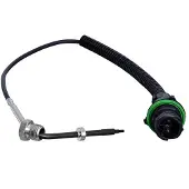 Hella Capteur de température des gaz d'échappement vissé 2 pôles 300 mm câble pour e.a. MB ACTROS
