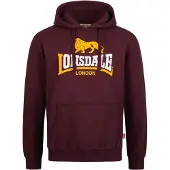 Lonsdale Sweat-shirt 'Thurning' bourgogne