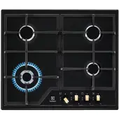 Electrolux EGS6436RK Black Built-in Gas 4 zone(s)