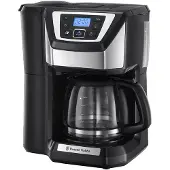 Russell Hobbs 22000-56 Victory Grind & Brew Drip Coffee Maker Argenté One Size / EU Plug 220V