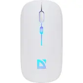 Defender Wireless mouse silent click TOUCH MM-997 battery 800/1200/1600 DPI white