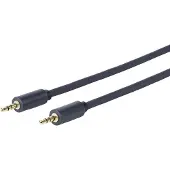VivoLink - Câble audio - mini-phone stereo 3.5 mm mâle pour mini-phone stereo 3.5 mm mâle - 30 m - double blindage - noir