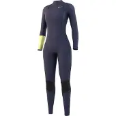 Mystic Dazzled 5/3 Mm Woman Long Sleeve Chest Zip Neoprene Suit Gris M Femme