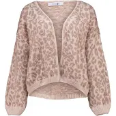 Hailys Cardigan 'Le44ni' crème / beige foncé