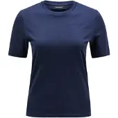 Peak Performance Femmes, T-shirt, T-Shirt Original – T-Shirt mit kleinem Logo, Bleu, (M)
