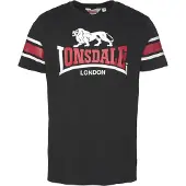 Lonsdale T-Shirt rouge / noir / blanc