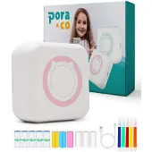Pora&co Mini imprimante pour mobile, rose