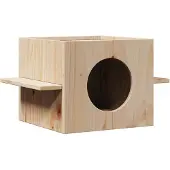 vidaXL Maison pour chats 51x35x30 cm pin massif
