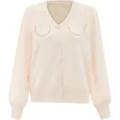 Carato Cardigan blanc cassé