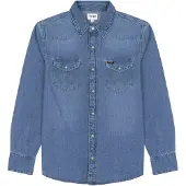 Wrangler 27mw Long Sleeve Shirt Bleu 2XL Homme