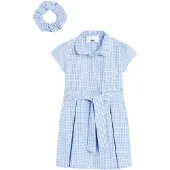 Next Robe bleu / blanc
