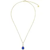 Victoria Hyde Chaîne ' Water drop ' bleu / or