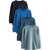 Next T-Shirt bleu / bleu marine / bleu clair / pétrole