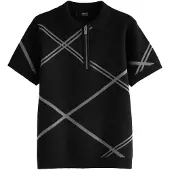 Next T-Shirt gris / noir