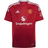 Adidas T-Shirt fonctionnel 'Manchester United 24/25' jaune / rouge / rouge clair / blanc