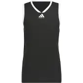 Adidas T-Shirt fonctionnel 'Crazy Lite' noir / blanc