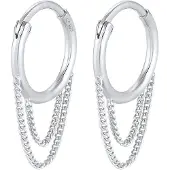 Elli Boucles d'oreilles argent