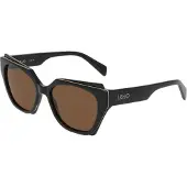 Liu Jo Lunettes de soleil - - LJ809S - Noir - Plastique BIO INJ-G820 - Carré 55/17/140