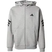 Adidas Veste de survêtement gris / noir