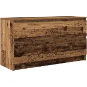 vidaXL Armoire TV aspect bois ancien 100x35x54 cm Bois composite