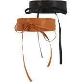 STUDIO SELECT Ceinture cognac / noir